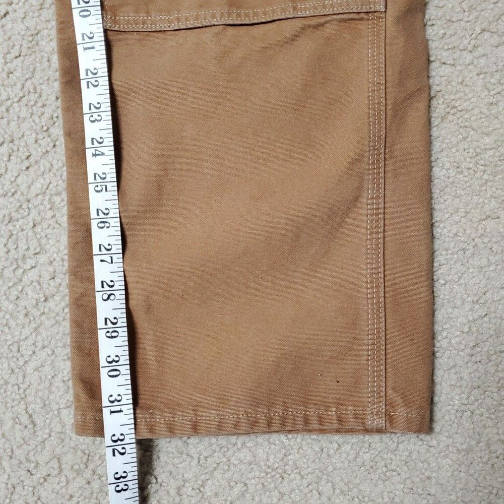 Carhartt Men's Sz 38x34 Loose-Fit Firm Duck Double-Front Utility Work Pants - Picture 10 of 12